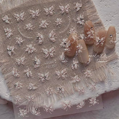 Phuryllic floral French design detail showing layered look and decorative impact