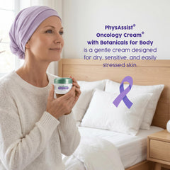PhysAssist cream being applied to hand for quick hydration and comfort