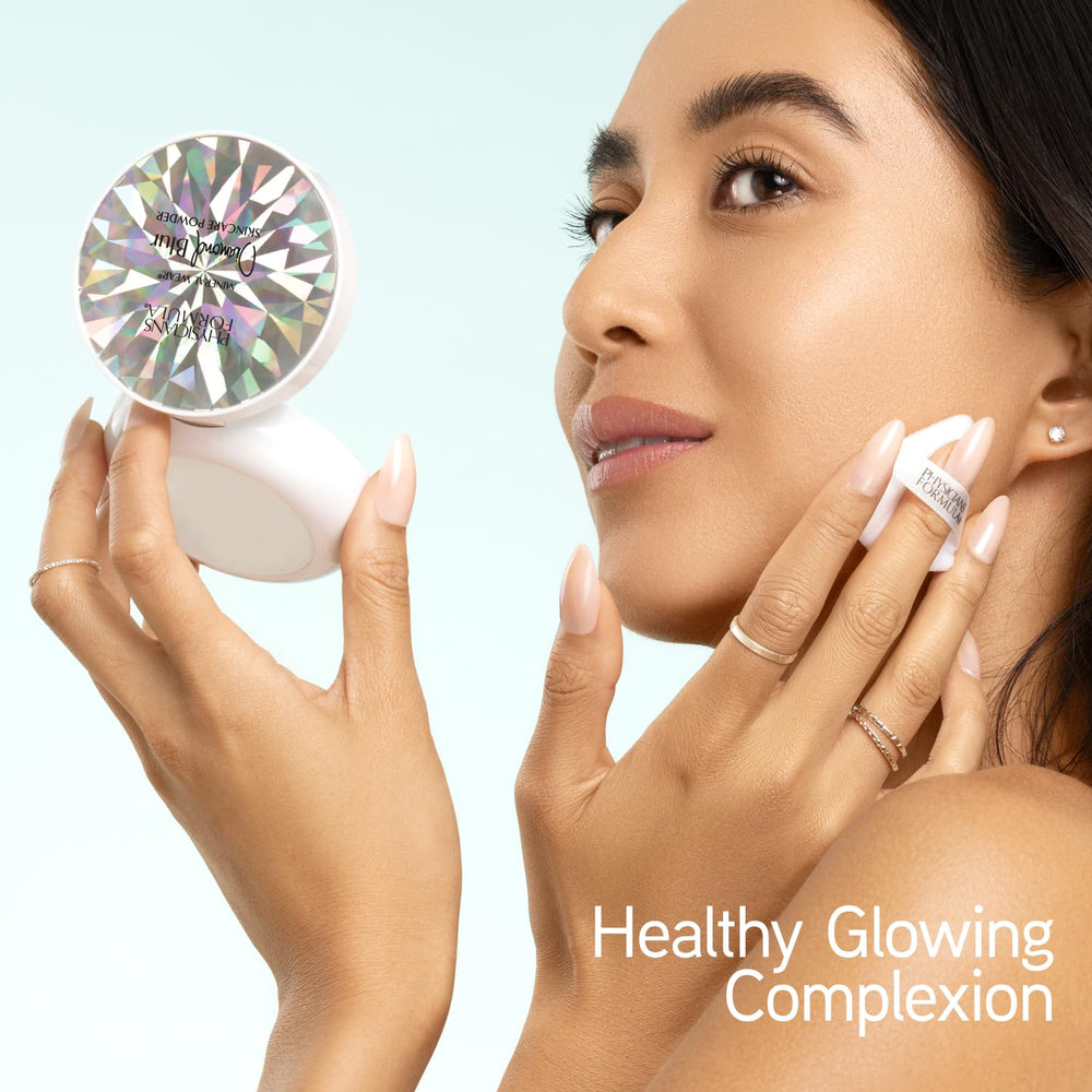 Physicians Formula before and after pore diffusion for natural blur