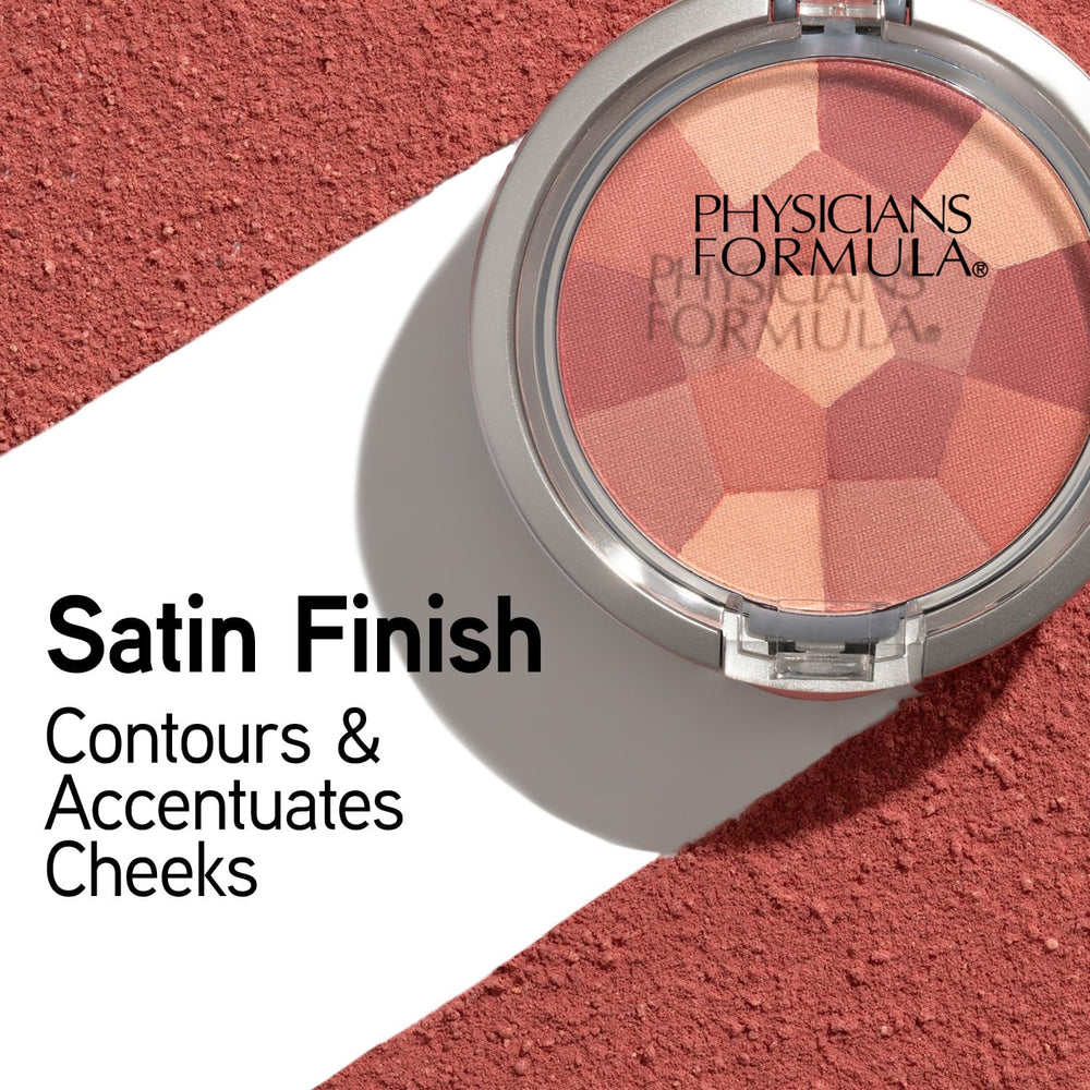 Physicians Formula mosaic close-up showing blended shades for buildable dimension