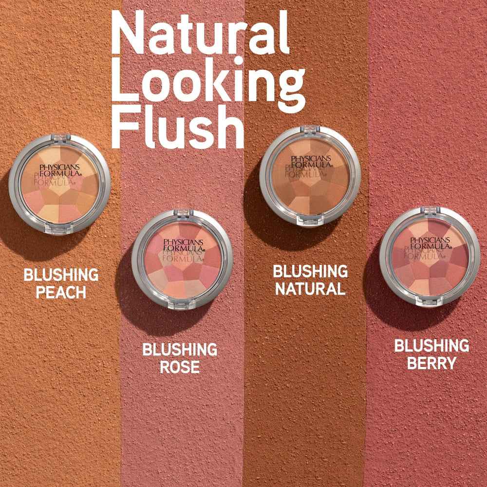Physicians Formula brush sweeping palette showing easy pickup and even application