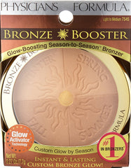 Physicians Formula bronzer on vanity styled for warm, everyday makeup inspiration