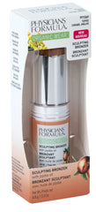 Physicians Formula bronzer stick beside makeup kit highlighting multiuse portability