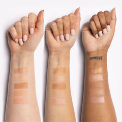 Physicians Formula product applied on model for natural sun-kissed glow