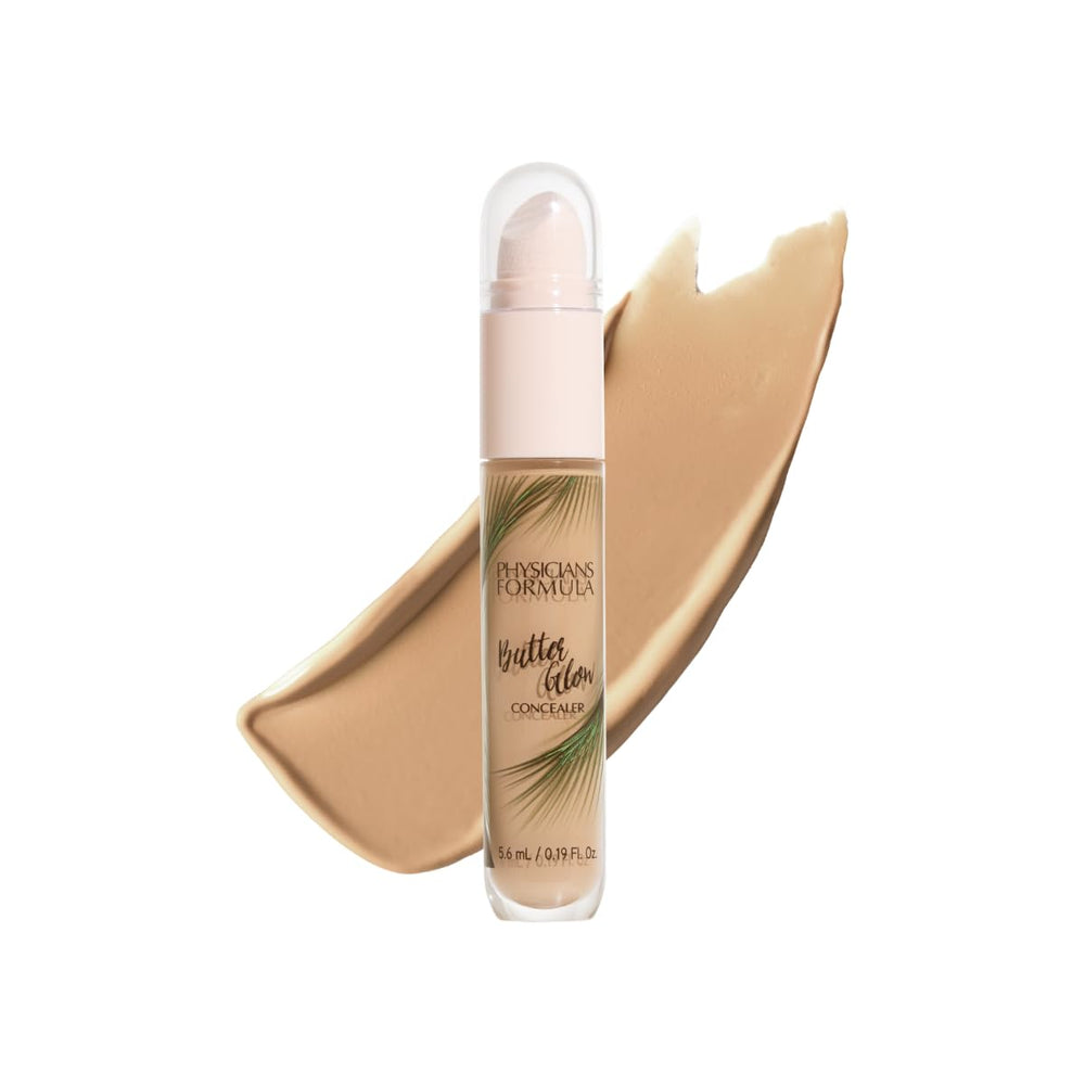 Physicians Formula Butter Glow concealer front view showing applicator and nourishing finish