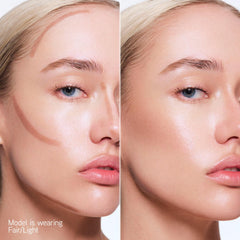 Physicians Formula contour stick applied on cheek to sculpt and lift