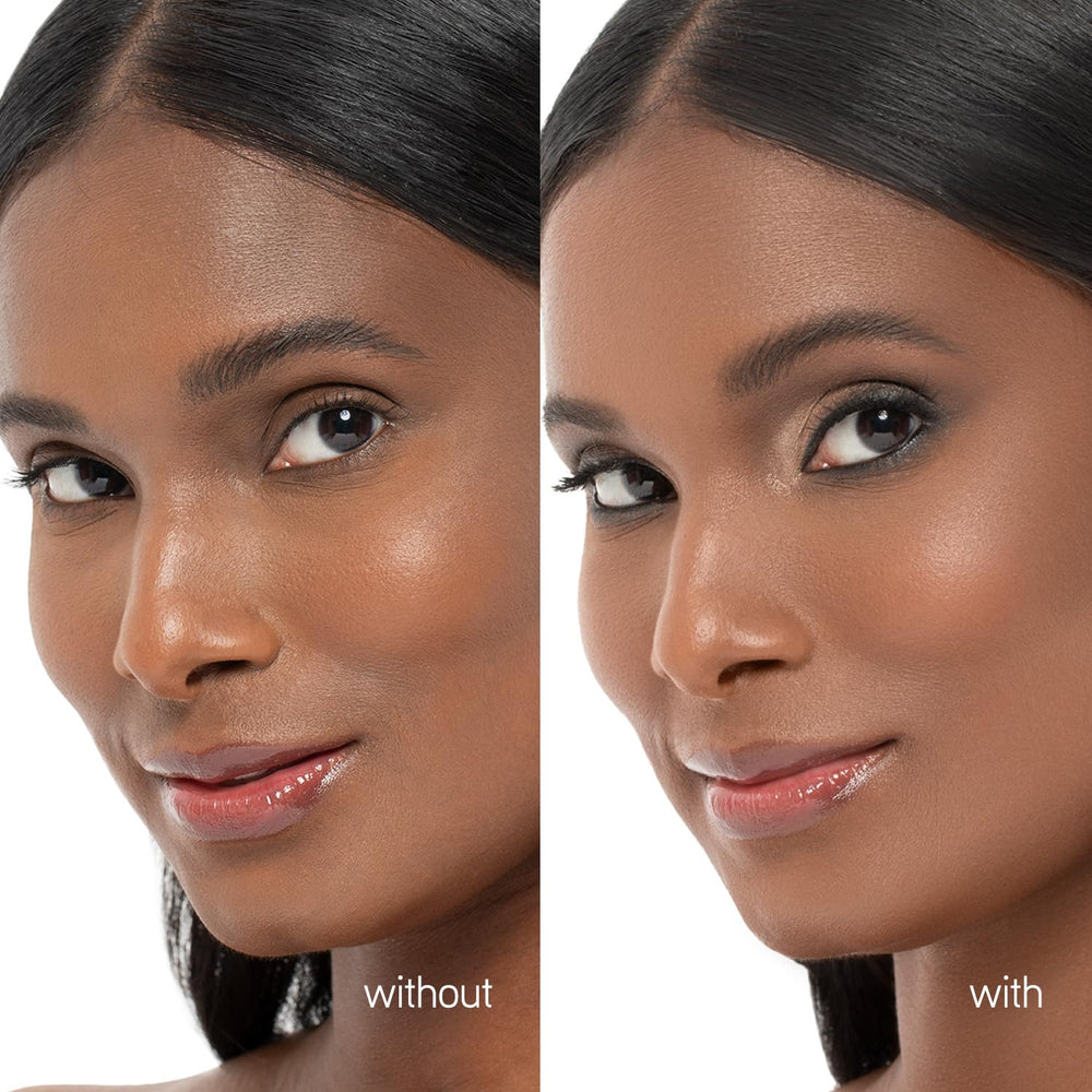 Physicians Formula close-up of extreme shimmer texture highlighting reflective finish