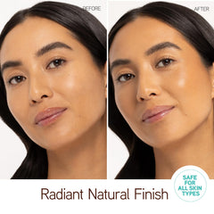 Physicians Formula macro of diamond dust particles delivering subtle light diffusion