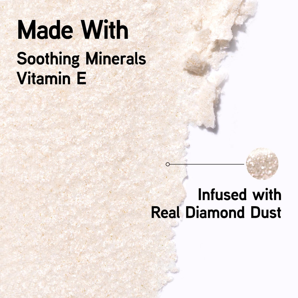 Physicians Formula close-up powder texture highlighting fine diamond dust blur