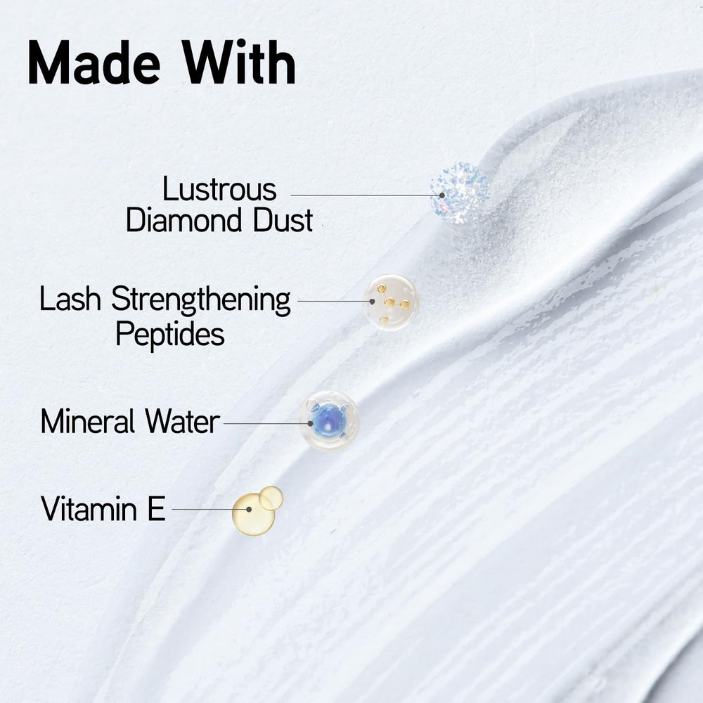 Physicians Formula diamond mascara wand detail demonstrating fine bristles for grooming