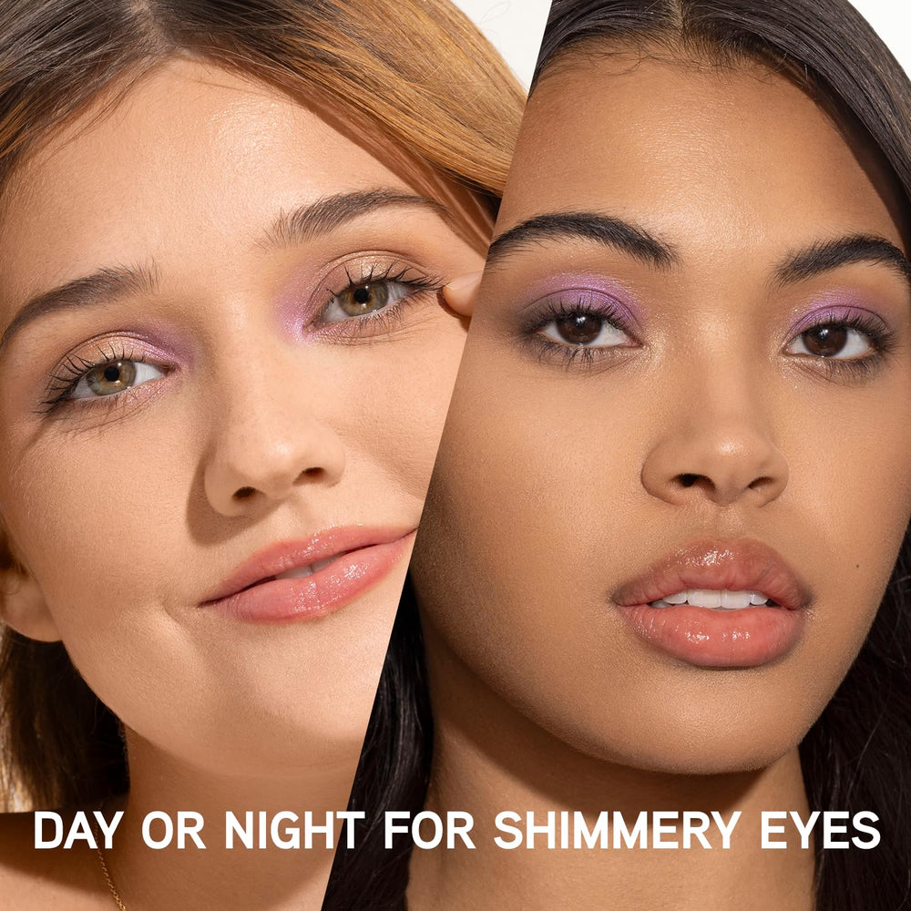 Physicians Formula dry swatches on skin showing soft luminous daytime shimmer