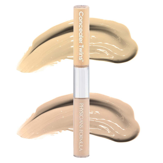 Physicians Formula front view of dual-ended concealer stick showing both ends for quick correction