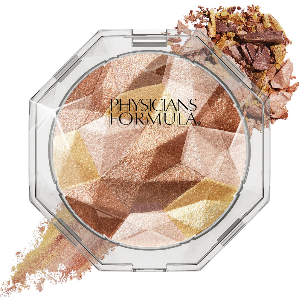 Physicians Formula front compact showing warm luminous bronzer finish and glow benefit