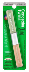Physicians Formula close-up of green end texture demonstrating smooth neutralizing coverage for redness