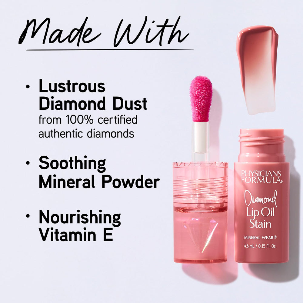 Physicians Formula swatch on hand showing Radiant Rose natural buildable color