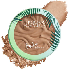Physicians Formula bronzer compact front view showing sleek packaging and glow