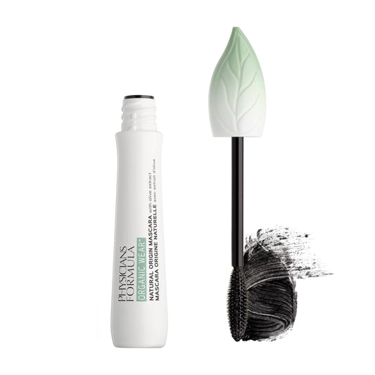 Physicians Formula front packaging showing natural black mascara benefits