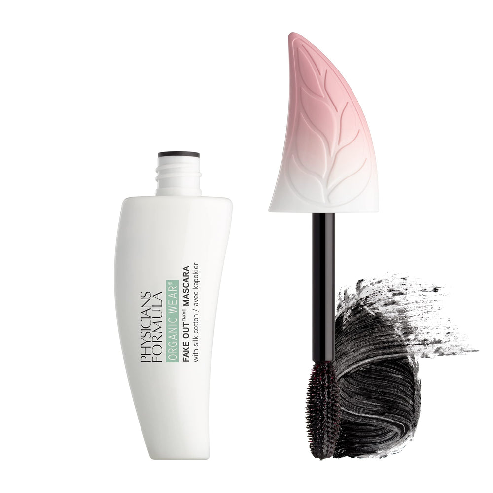 Physicians Formula mascara front packaging showing Natural Black shade and benefits