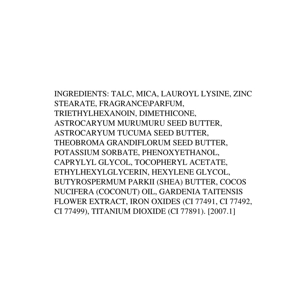 Physicians Formula packaging back label showing ingredients and product details benefit