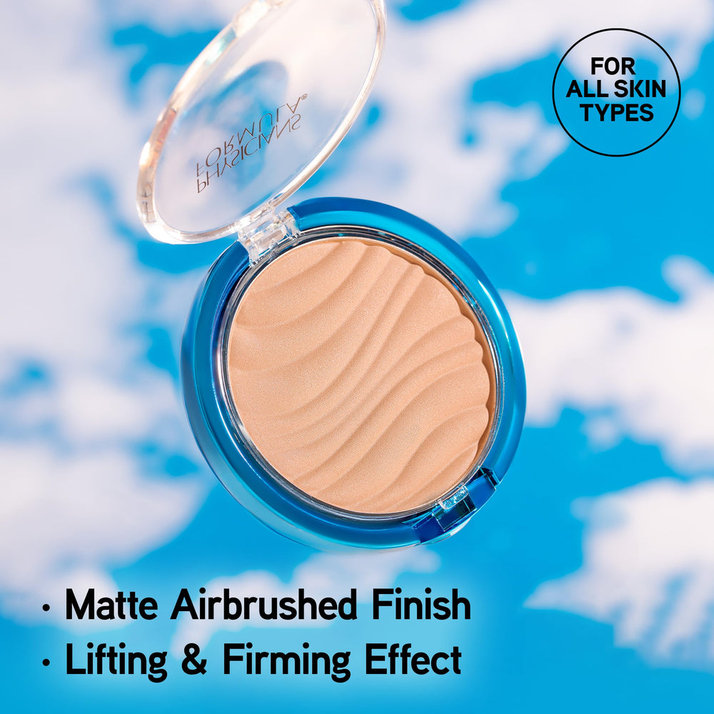 Physicians Formula powder texture close-up showing ultra-fine mineral finish for smooth coverage