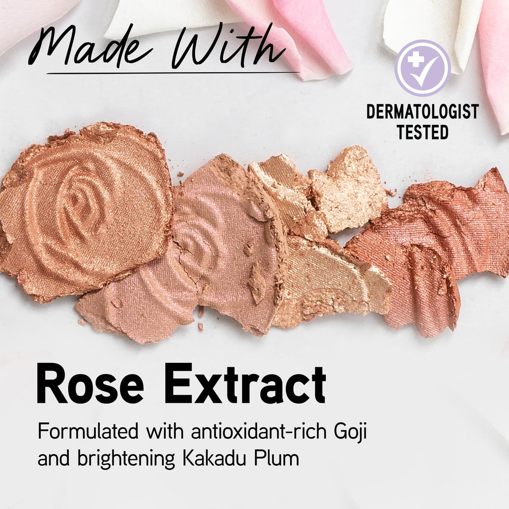 Physicians Formula close-up of powder texture revealing luminous pearls for smooth finish