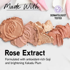 Physicians Formula close-up of powder texture revealing luminous pearls for smooth finish
