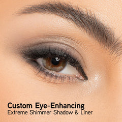 Physicians Formula open top view with visible pans and reflective powders for easy shade selection