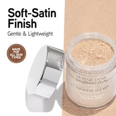 Physicians Formula open jar with air-cushion sponge, easy application benefit