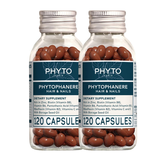PHYTO Phytophanère front bottle showing size and benefits