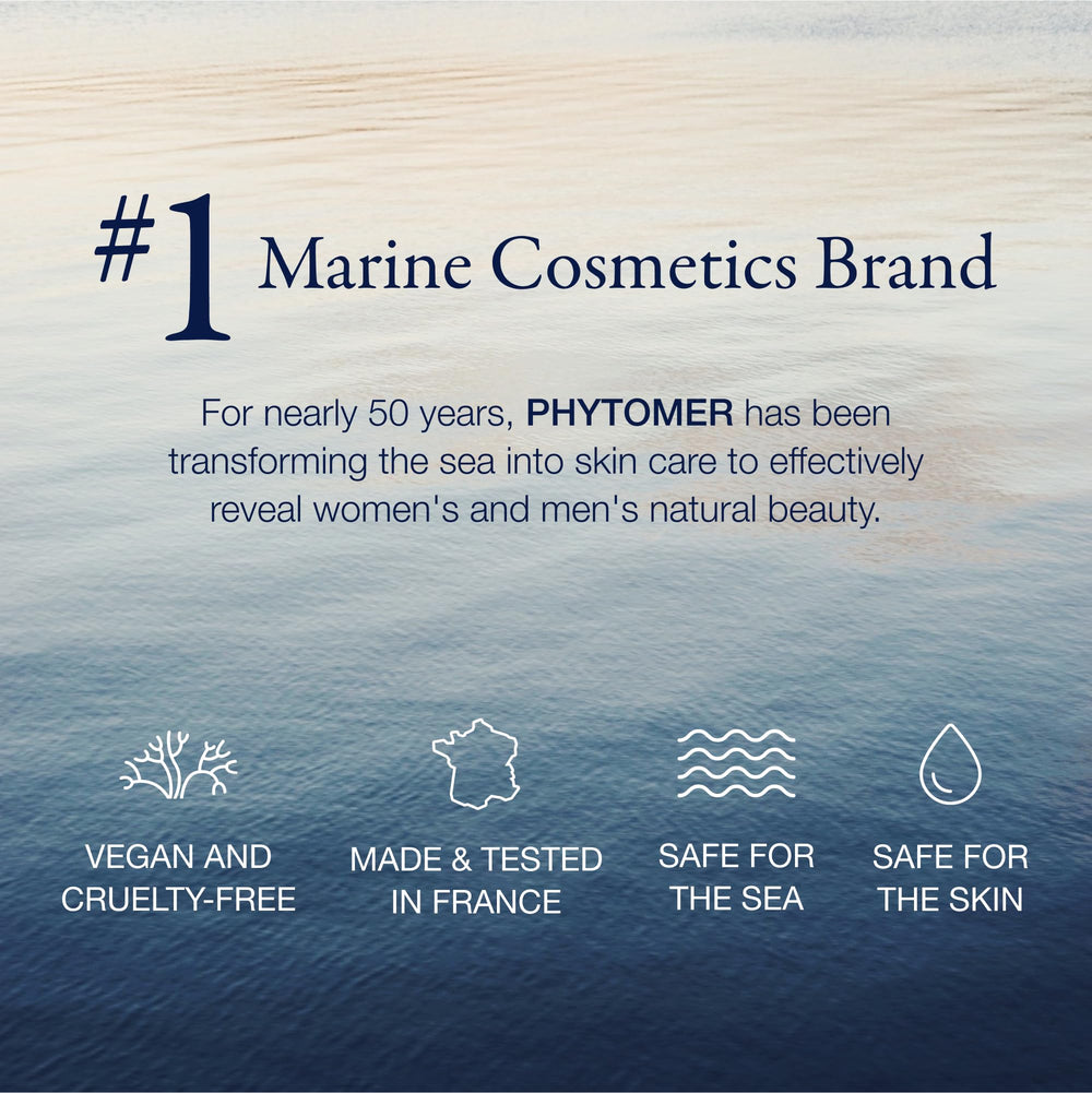PHYTOMER Rosée Visage in bathroom setting illustrating daily routine use and refreshed finish