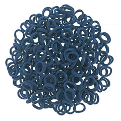 PIDOUDOU close-up of seamless navy elastic texture for gentle hair care