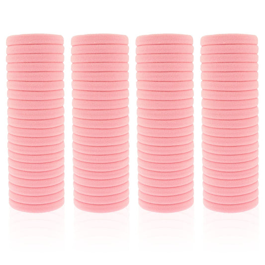PIDOUDOU front pack of 100 light pink ties showing quantity and color benefit