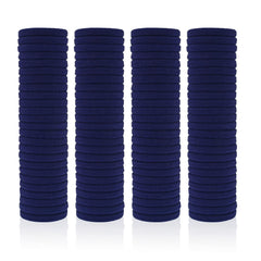 PIDOUDOU 100-pack navy hair ties front packaging showing quantity benefit