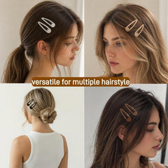 PIDOUDOU clip in half-up hair style keeping hair tidy and comfortable