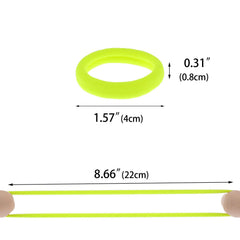 PIDOUDOU hair tie in hand for size comparison, explains fit and scale