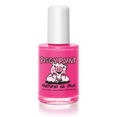 Piggy Paint Forever Fancy front bottle showing bright pink color and safety