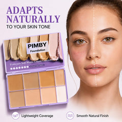 Pimby Foundation concealer creamy texture close-up for smooth blending benefit