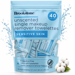Pink Sky Brookstone front packaging showing 40 count and portability benefits