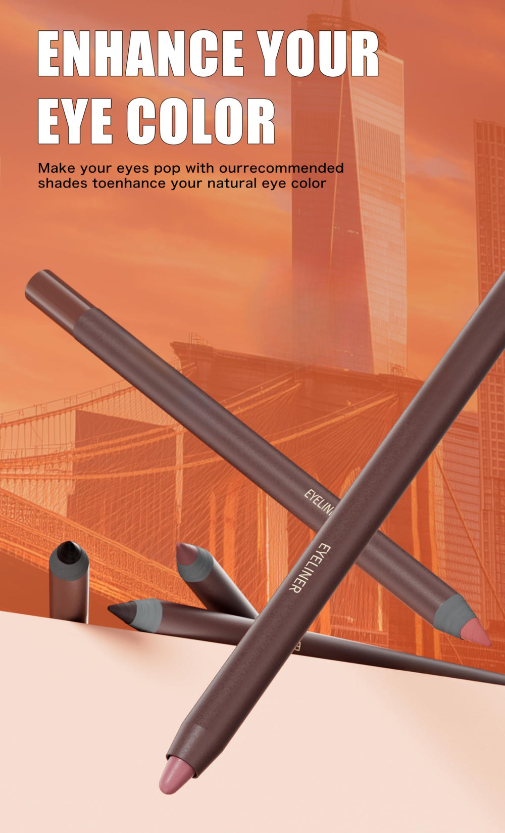 Pinkiou open pencils showing cores and easy-sharpen design for consistent lines