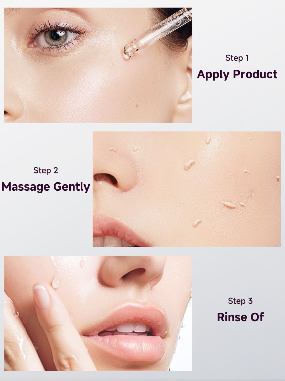 PIVETOS before and after texture comparison for refined, smoother skin