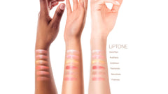 Pixi LipTone Naturalness gloss texture swipe highlighting hydrating, glossy finish