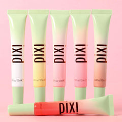 Close-up of lips wearing Pixi LipTone Peachyness with natural-looking peachy-pink glow