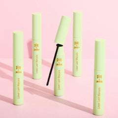 Pixi mascara held in hand to convey true 3.2ml size and travel-friendly scale