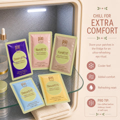 Pixi travel kit styled beside toiletry bag for on-the-go convenience