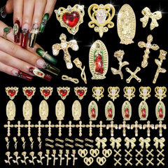Pizadix front packaging showing 80pcs gold charms and neat storage benefit