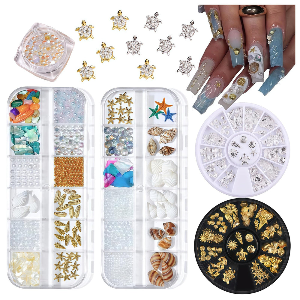 Pizadix front packaging showing full ocean nail kit benefits