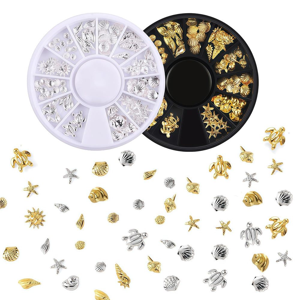 Pizadix gold and silver charm discs close-up for design variety