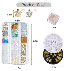Pizadix on nails showing beach design inspiration and finish
