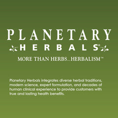 Planetary Herbals jar on bathroom counter in lifestyle scene suggesting daily routine use