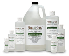 Plant Guru glycerin pouring from bottle, smooth pour for easy mixing